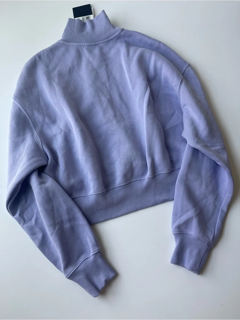 Nike Women’s Sweatshirt (Size Small) Cropped 1/4 Zip Pullover Phoenix Oversized